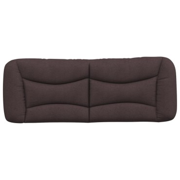 vidaXL Μαξιλάρι για Κεφαλάρι Καφέ Υφασμάτινο 150x15x48cm 1 τεμ.