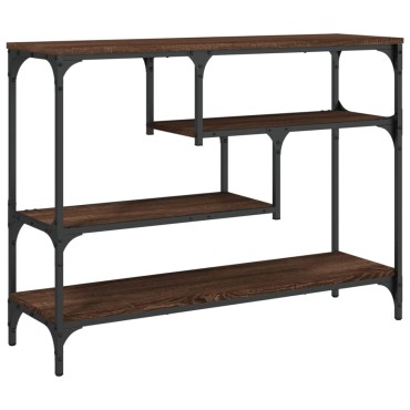 vidaXL Τραπέζι Κονσόλα Καφέ Δρυς 100x30x75cm Επεξεργασμένο Ξύλο 1 τεμ.