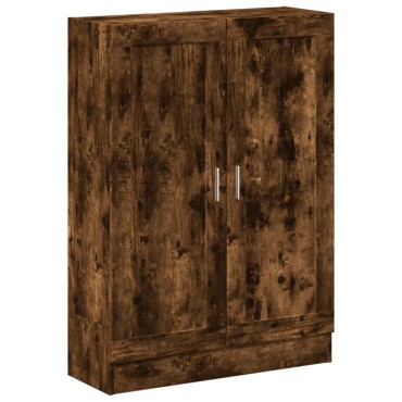 vidaXL Βιβλιοθήκη Καπνιστή Δρυς 82,5x30,5x115cm Επεξεργασμένο Ξύλο 1 τεμ.