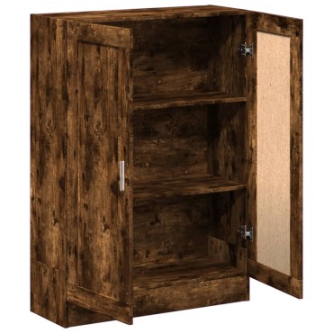 vidaXL Βιβλιοθήκη Καπνιστή Δρυς 82,5x30,5x115cm Επεξεργασμένο Ξύλο 1 τεμ.