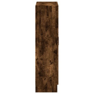 vidaXL Βιβλιοθήκη Καπνιστή Δρυς 82,5x30,5x115cm Επεξεργασμένο Ξύλο 1 τεμ.