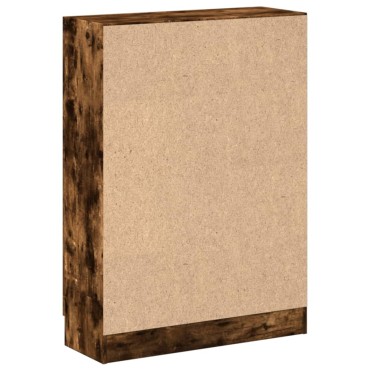 vidaXL Βιβλιοθήκη Καπνιστή Δρυς 82,5x30,5x115cm Επεξεργασμένο Ξύλο 1 τεμ.