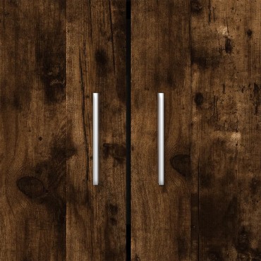 vidaXL Βιβλιοθήκη Καπνιστή Δρυς 82,5x30,5x115cm Επεξεργασμένο Ξύλο 1 τεμ.