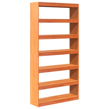 vidaXL Βιβλιοθήκη/Διαχωριστικό Χώρου 100x30x199,5cm Μασίφ Ξύλο Πεύκου 1 τεμ.