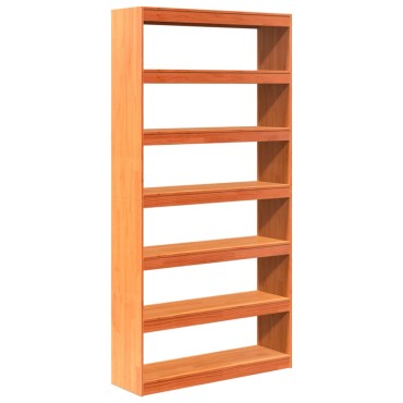 vidaXL Βιβλιοθήκη/Διαχωριστικό Χώρου 100x30x199,5cm Μασίφ Ξύλο Πεύκου 1 τεμ.