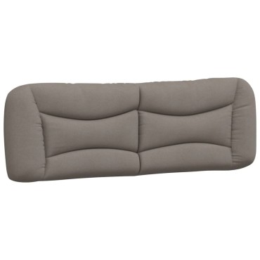 vidaXL Μαξιλάρι για Κεφαλάρι Taupe Υφασμάτινο 170x15x48cm 1 τεμ.