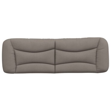vidaXL Μαξιλάρι για Κεφαλάρι Taupe Υφασμάτινο 170x15x48cm 1 τεμ.