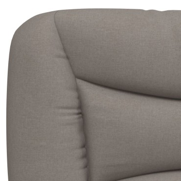vidaXL Μαξιλάρι για Κεφαλάρι Taupe Υφασμάτινο 170x15x48cm 1 τεμ.
