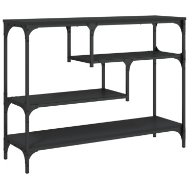 vidaXL Τραπέζι Κονσόλα Μαύρο 100x30x75cm από Επεξεργ. Ξύλο 1 τεμ.