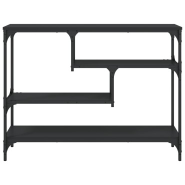 vidaXL Τραπέζι Κονσόλα Μαύρο 100x30x75cm από Επεξεργ. Ξύλο 1 τεμ.