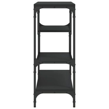 vidaXL Τραπέζι Κονσόλα Μαύρο 100x30x75cm από Επεξεργ. Ξύλο 1 τεμ.