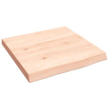 vidaXL Πάγκος Μπάνιου 40 x 40 x (2-4) εκ. από Ακατέργαστο Μασίφ Ξύλο