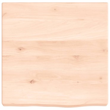 vidaXL Πάγκος Μπάνιου 40 x 40 x (2-4) εκ. από Ακατέργαστο Μασίφ Ξύλο