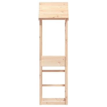 vidaXL Πύργος Παιχνιδιού 53 x 46,5 x 194 εκ. από Μασίφ Ξύλο Πεύκου