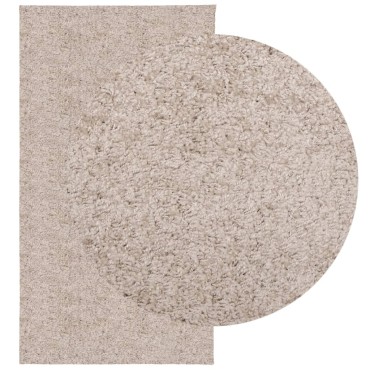 vidaXL Χαλί Shaggy PAMPLONA με Ψηλό Πέλος Μοντέρνο Μπεζ 80x150cm