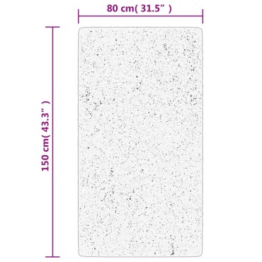 vidaXL Χαλί Shaggy PAMPLONA με Ψηλό Πέλος Μοντέρνο Μπεζ 80x150cm
