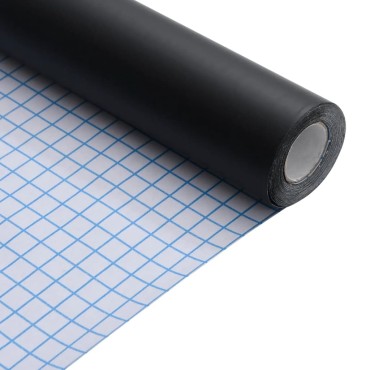 vidaXL Αυτοκόλλητο Επίπλων Ματ Μαύρο 90 x 500 εκ. από PVC