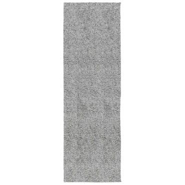 vidaXL Χαλί Shaggy PAMPLONA με Ψηλό Πέλος Μοντέρνο Γκρι 80x250cm