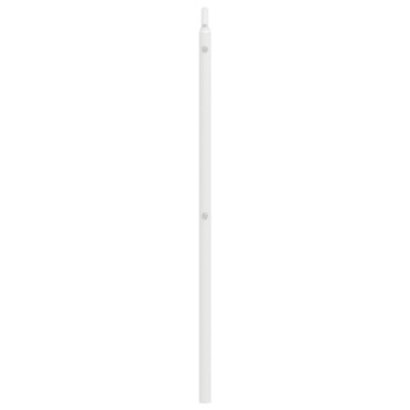 vidaXL Κεφαλάρι Λευκό Μεταλλικό 166x4x98cm 1 τεμ.