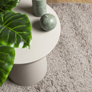 vidaXL Χαλί Shaggy PAMPLONA με Ψηλό Πέλος Μοντέρνο Μπεζ 140x200cm