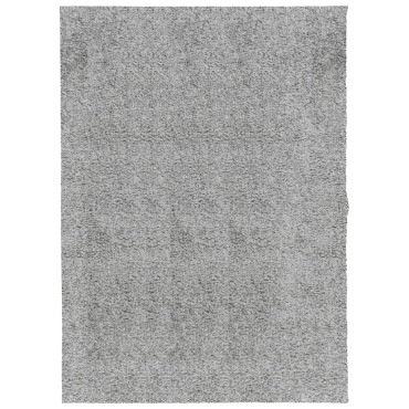 vidaXL Χαλί Shaggy PAMPLONA με Ψηλό Πέλος Μοντέρνο Γκρι 140x200cm