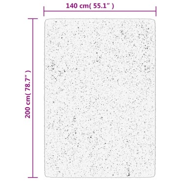 vidaXL Χαλί Shaggy PAMPLONA με Ψηλό Πέλος Μοντέρνο Γκρι 140x200cm