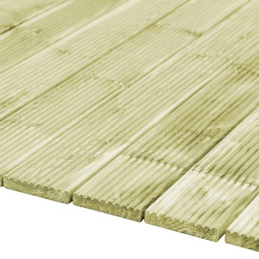 vidaXL Σανίδες Deck 24 τεμ. 3,48 μ² 1 μ. Εμποτισμένο Μασίφ Ξύλο Πεύκου