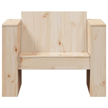 vidaXL Καναπές Κήπου 79x60x62cm από Μασίφ Ξύλο Πεύκου