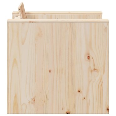vidaXL Καναπές Κήπου 79x60x62cm από Μασίφ Ξύλο Πεύκου