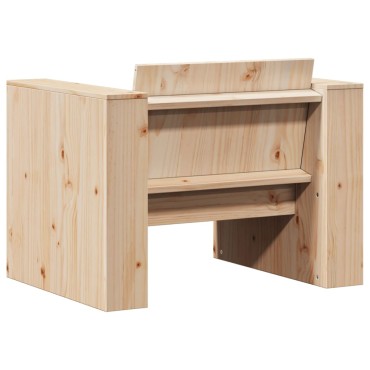 vidaXL Καναπές Κήπου 79x60x62cm από Μασίφ Ξύλο Πεύκου