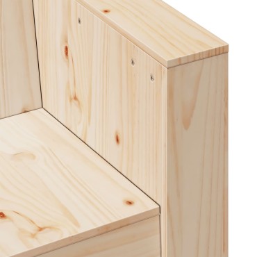 vidaXL Καναπές Κήπου 79x60x62cm από Μασίφ Ξύλο Πεύκου