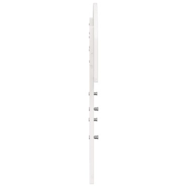 vidaXL Κεφαλάρι Λευκό από Μασίφ Ξύλο Πεύκου 105,5x3,5x81cm 1 τεμ.