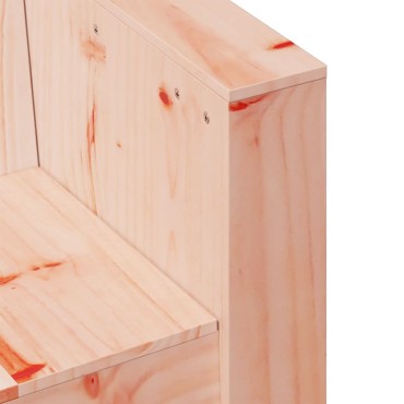 vidaXL Καναπές Κήπου Διθέσιος 134x60x62cm Μασίφ Ξύλο Ψευδοτσούγκας