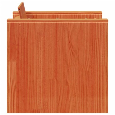 vidaXL Καναπές Κήπου Καφέ Κεριού 79x60x62cm από Μασίφ Ξύλο Πεύκου