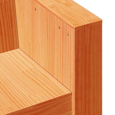 vidaXL Καναπές Κήπου Καφέ Κεριού 79x60x62cm από Μασίφ Ξύλο Πεύκου