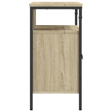 vidaXL Ντουλάπι Νιπτήρα Μπάνιου Sonoma Δρυς 60x30x60cm Επεξ. Ξύλο 1 τεμ.
