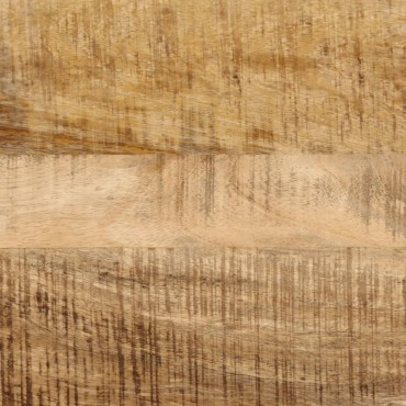 vidaXL Τραπέζι Κονσόλα 110x30x75cm Μασίφ Ακατ. Ξύλο Μάνγκο/Σίδηρο 1 τεμ.