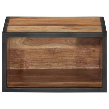 vidaXL Κομοδίνο Επιτοίχιο 35x35x20cm Μασίφ Ξύλο Ακακίας 1 τεμ.