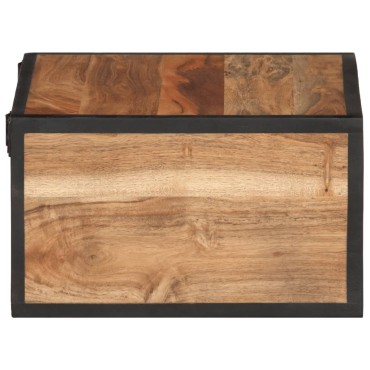 vidaXL Κομοδίνο Επιτοίχιο 35x35x20cm Μασίφ Ξύλο Ακακίας 1 τεμ.