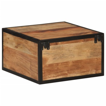 vidaXL Κομοδίνο Επιτοίχιο 35x35x20cm Μασίφ Ξύλο Ακακίας 1 τεμ.