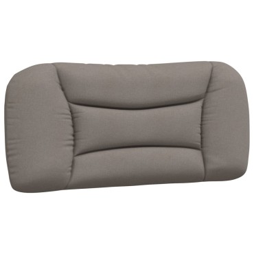 vidaXL Μαξιλάρι για Κεφαλάρι Taupe Υφασμάτινο 100x15x48cm 1 τεμ.