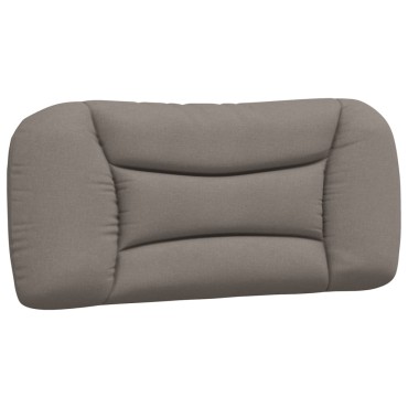 vidaXL Μαξιλάρι για Κεφαλάρι Taupe Υφασμάτινο 90x15x48cm 1 τεμ.