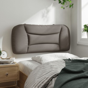 vidaXL Μαξιλάρι για Κεφαλάρι Taupe Υφασμάτινο 90x15x48cm 1 τεμ.
