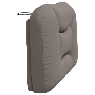 vidaXL Μαξιλάρι για Κεφαλάρι Taupe Υφασμάτινο 90x15x48cm 1 τεμ.