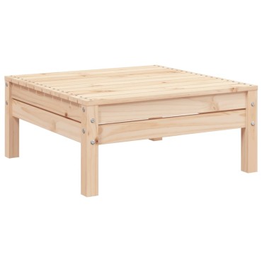 vidaXL Υποπόδιο Κήπου από Μασίφ Ξύλο Πεύκου 63,5x63,5cm 1 τεμ. Γωνιακός