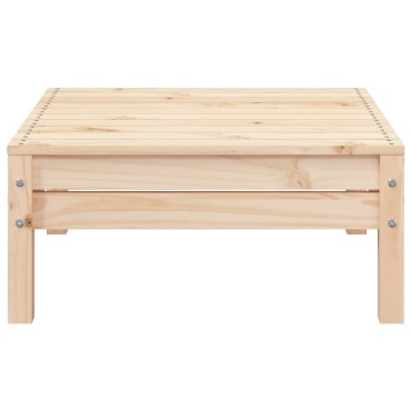 vidaXL Υποπόδιο Κήπου από Μασίφ Ξύλο Πεύκου 63,5x63,5cm 1 τεμ. Γωνιακός