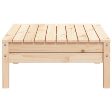 vidaXL Υποπόδιο Κήπου από Μασίφ Ξύλο Πεύκου 63,5x63,5cm 1 τεμ. Γωνιακός