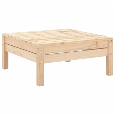 vidaXL Υποπόδιο Κήπου από Μασίφ Ξύλο Πεύκου 63,5x63,5cm 1 τεμ. Γωνιακός
