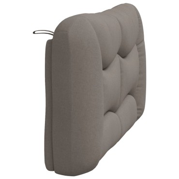 vidaXL Μαξιλάρι για Κεφαλάρι Taupe Υφασμάτινο 130x15x48cm 1 τεμ.