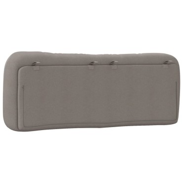 vidaXL Μαξιλάρι για Κεφαλάρι Taupe Υφασμάτινο 130x15x48cm 1 τεμ.
